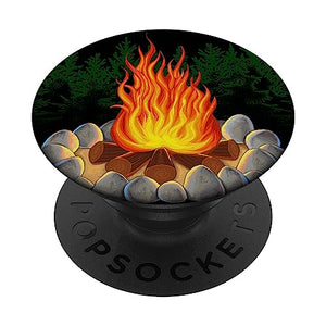 Camping Campfire Pop Socket for Phone PopSockets Camping PopSockets Standard PopGrip
