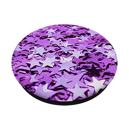 Purple Pop Socket for Phone Star PopSockets for Women Purple PopSockets Standard PopGrip