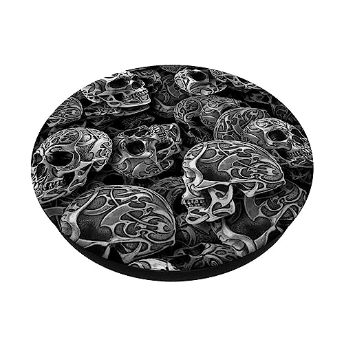 Skull Pop Socket for Phone Halloween PopSockets Skull PopSockets Standard PopGrip