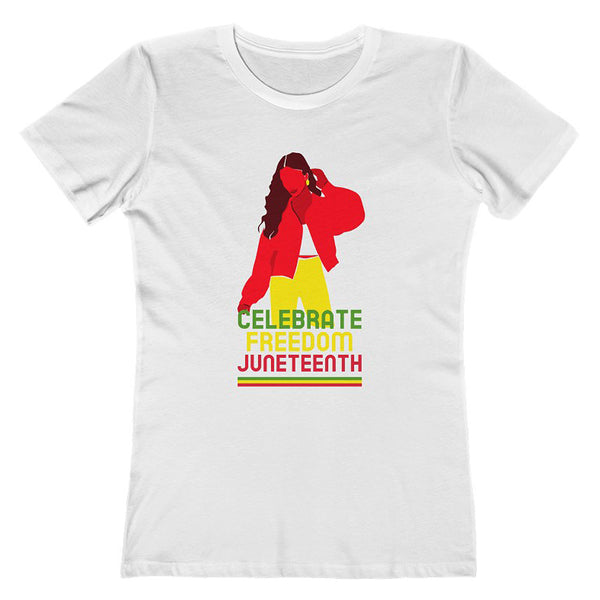 Juneteenth T-shirt for Women Freedom Day Womens Black Pride Melanin Tee