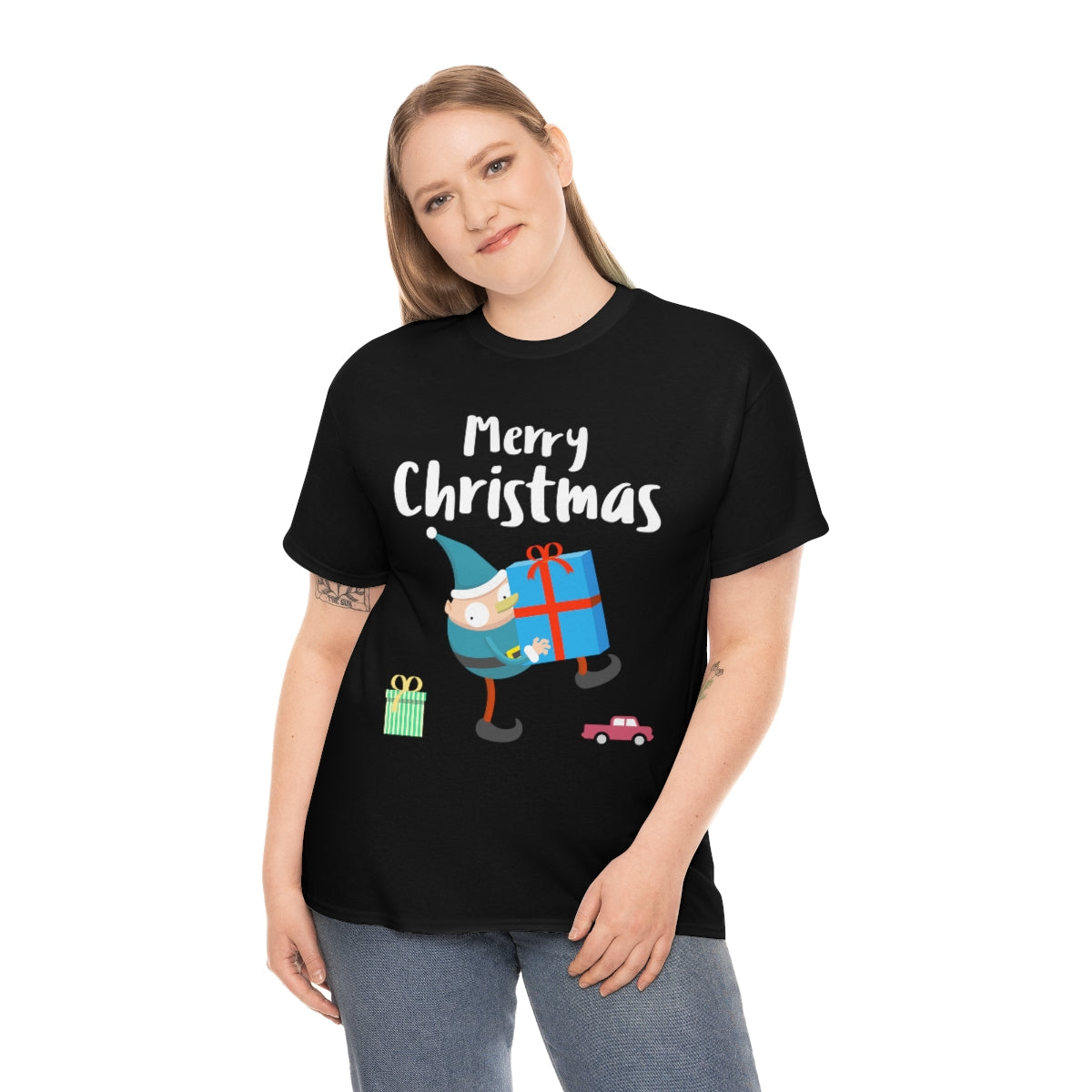 Funny Elf Womens Christmas PJs Funny Plus Size Christmas Shirts for Women Plus Size Christmas T Shirt