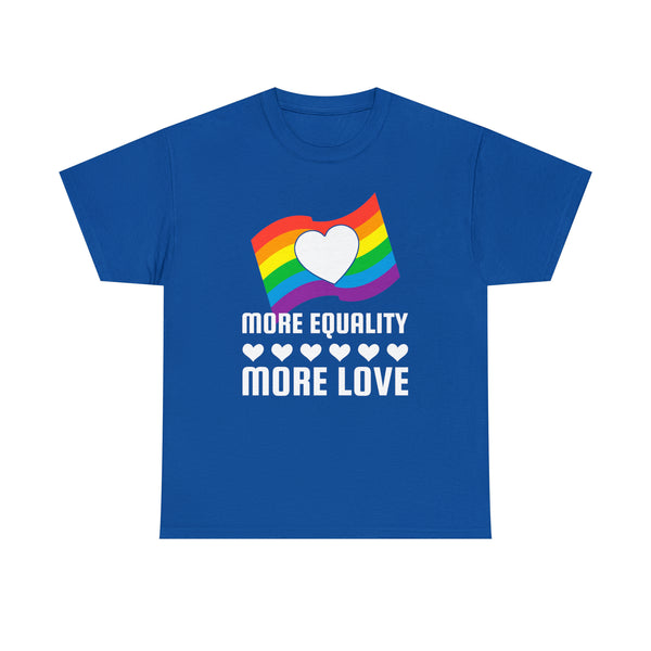 LGBT More Equality More Love LGBTQ Gay Lesbian LGBT Pride Plus Size Tops for Women