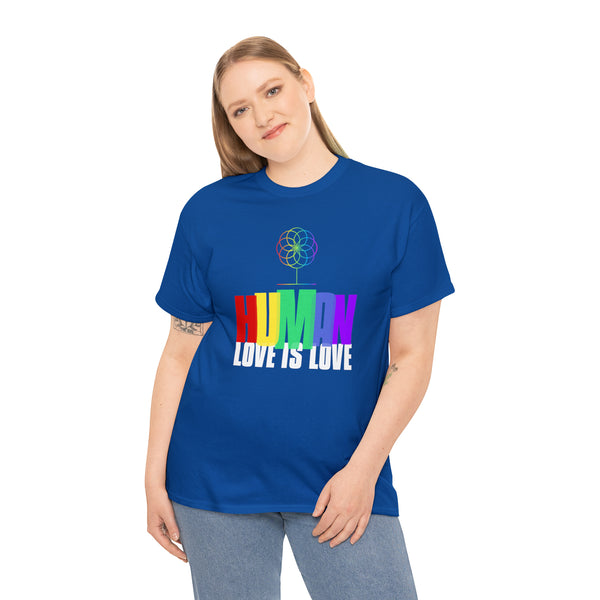 LGBTQ Human Rainbow Shirt Lesbian Gay Pride Shirt Rainbow Plus Size Clothing for Women