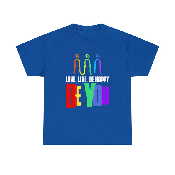 Be You LGBT Flag Lesbian Pride Month Transgender Gay Rainbow Plus Size Clothing for Women