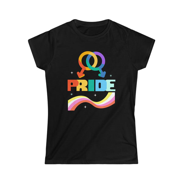 Pride LGBT Love Live Be Happy Love Pride Month LGBTQ Womens T Shirts