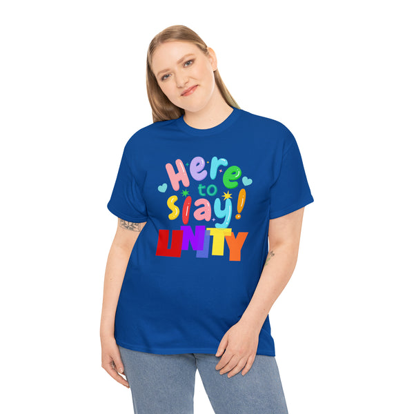 Unity Shirt LGBT Pride Rainbow Flag Lesbian Gay Pride Ally Plus Size Shirts for Women