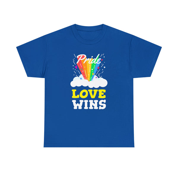 Love Wins LGBT Pride Rainbow Lesbian Gay Pride Gay Pride Plus Size Shirts for Women