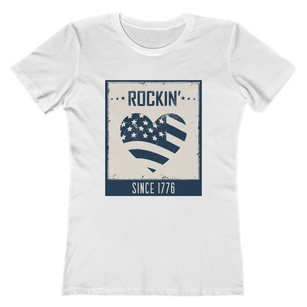 4th of July Shirts for Women Fourth of July Shirts for Women Vintage Rocking Since 1776 4th of July Shirt
