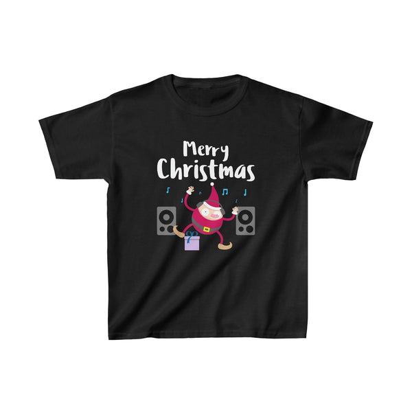 Funny DJ Elf Christmas Shirt Christmas Clothes Kids Christmas Shirts for Girls Funny Christmas Shirt