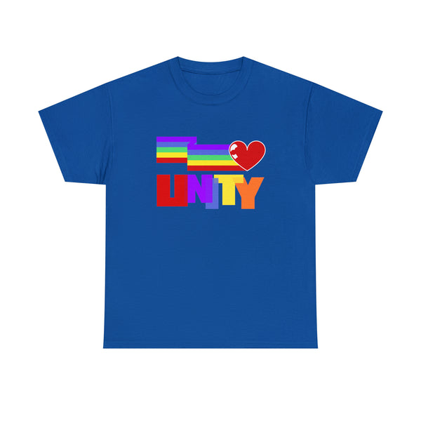 Unity LGBT Flag Gay Pride Month Transgender Rainbow Lesbian Tshirts Shirts for Women Plus Size