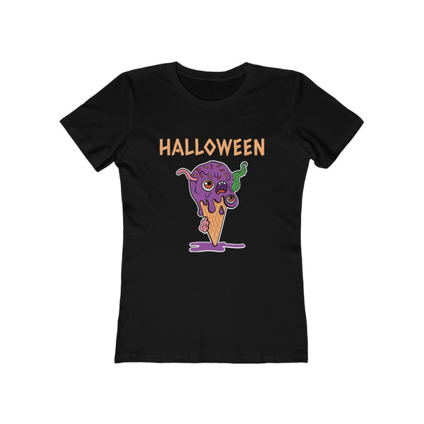 Mad Ice Cream Womens Halloween Shirts Spooky Food Halloween Shirts for Women Halloween Costumes for Women