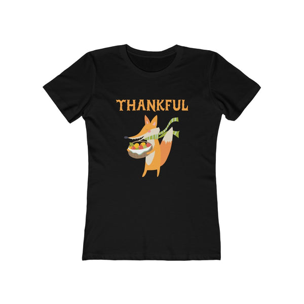 Womens Thanksgiving Shirt Cute Fox Shirt Fall Shirt Thankful Shirts for Women Funny Thanksgiving Shirts