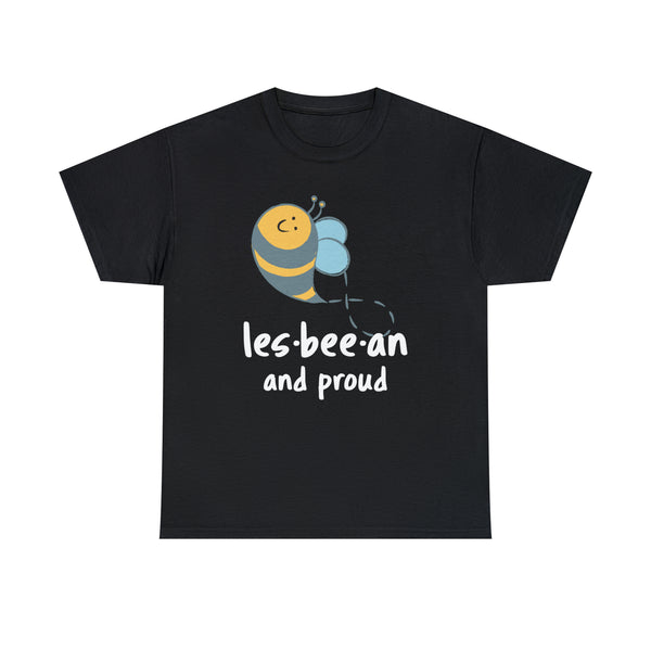 Lesbeean and Proud Bee Lesbian TShirt Womens Gay Pride LGBT Plus Size Tops for Women