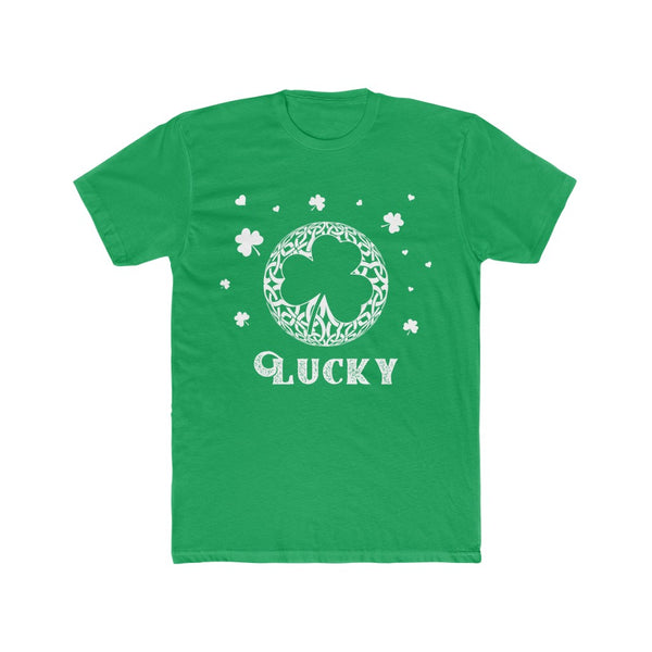 Mens St Patricks Day Shirt Lucky Mens St Patricks Day Shirts Funny Shamrock Lucky St Pattys Day Shirt