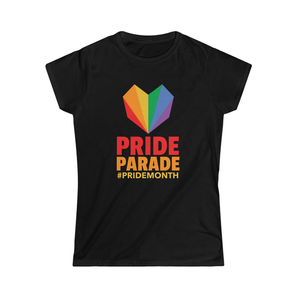 LGBTQ Pride Parade Gay Pride Day Transgender Rainbow Lesbian Womens Shirts