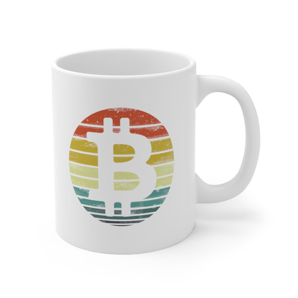 Bitcoin Merch Bitcoin Coffee Mug Crypto Coffee Mugs Retro Bitcoin Logo Cryptocurrency Bitcoin Gift