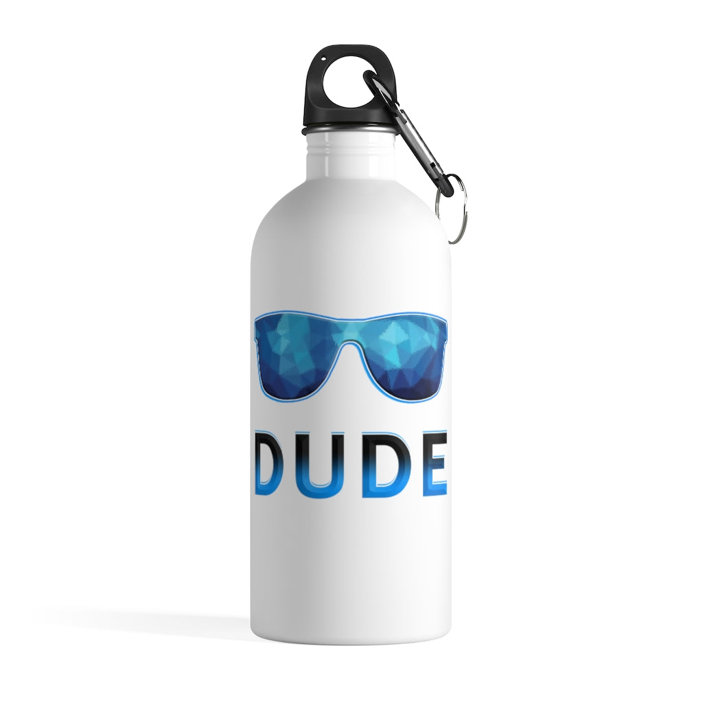 Perfect Dude Stainless Steel Water Bottles Dude Kids Water Bottle + Carabiner & Key Chain Ring - 14 oz