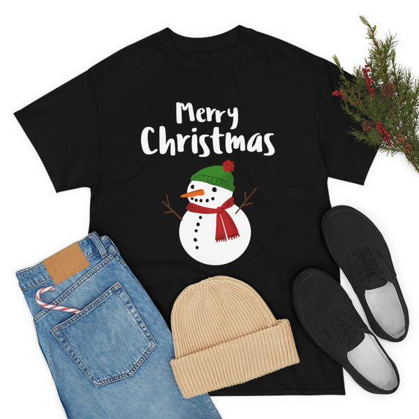 Snowman Womens Christmas Pajamas Christmas T-shirt Funny Plus Size Christmas Shirts for Women Plus Size