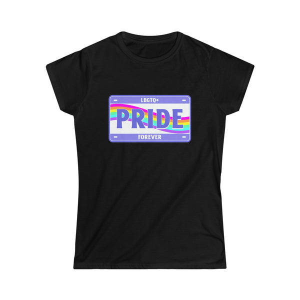 LGBTQ+ Forever LGBT Pride Month LGBT Ally Lesbian Gay Shirts for Women