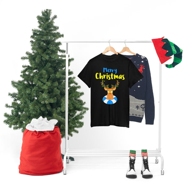 Cute Reindeer Funny Plus Size Christmas Shirts for Women Plus Size Christmas PJs Womens Christmas Shirt