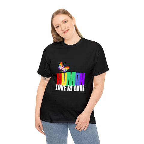 Human Shirt LGBTQ Pride Rainbow Flag Lesbian Gay Pride Ally Plus Size Tops for Women