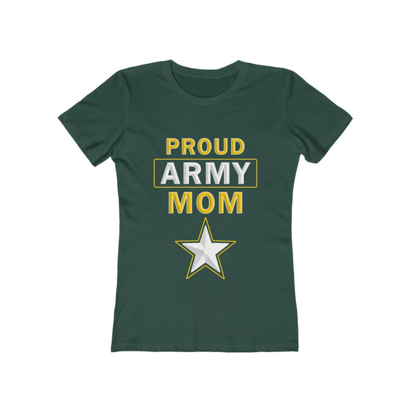 Womens Proud Army Mom - Premium Vintage US Army Mom Shirt Mothers Day Gift U.S. Army Mom T-Shirt