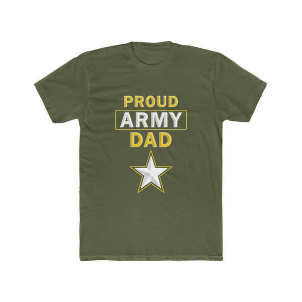 Mens Proud Army Dad - Premium Vintage US Army Dad Shirt Fathers Day Gift U.S. Army Dad T-Shirt