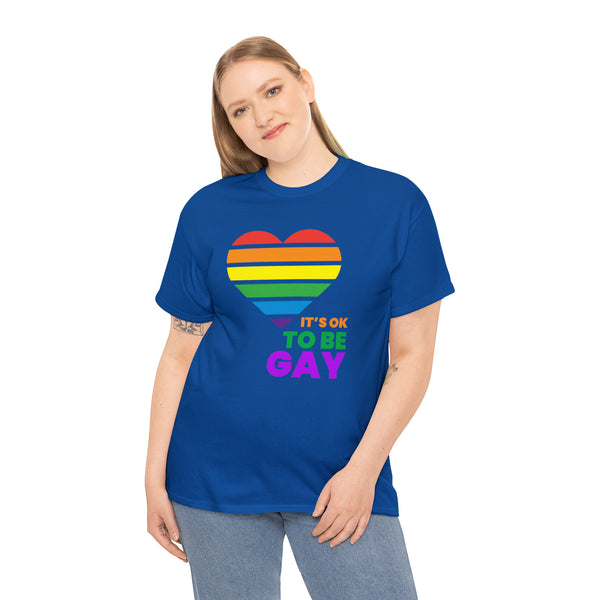 It's OK to Be Gay Gender Equality LGBT Pride Day Gay Rights Plus Size Clothing for Women