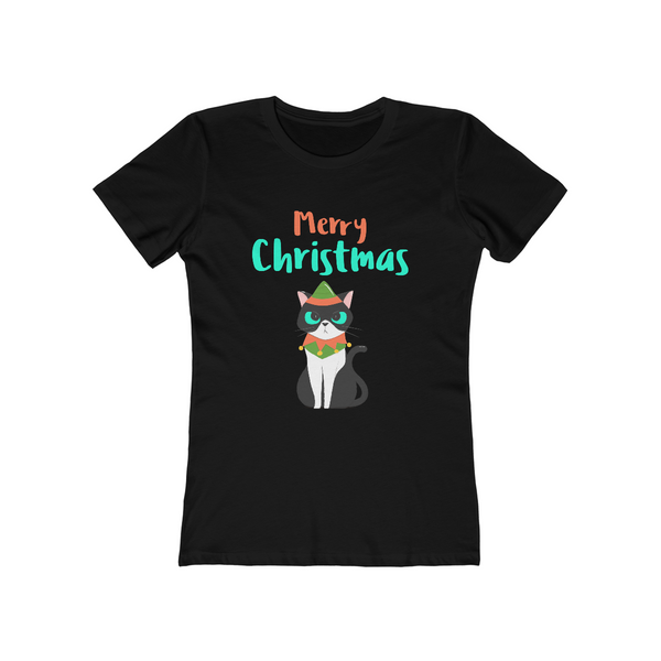 Funny Cat Womens Christmas Pajamas for Women Christmas Tshirt Funny Christmas Shirt Christmas Gift
