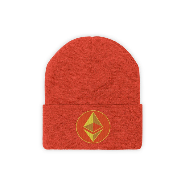 Ethereum Logo Mens Winter Hat Ethereum Beanie Hats for Men Women Ethereum Hat Ethereum Christmas Gifts