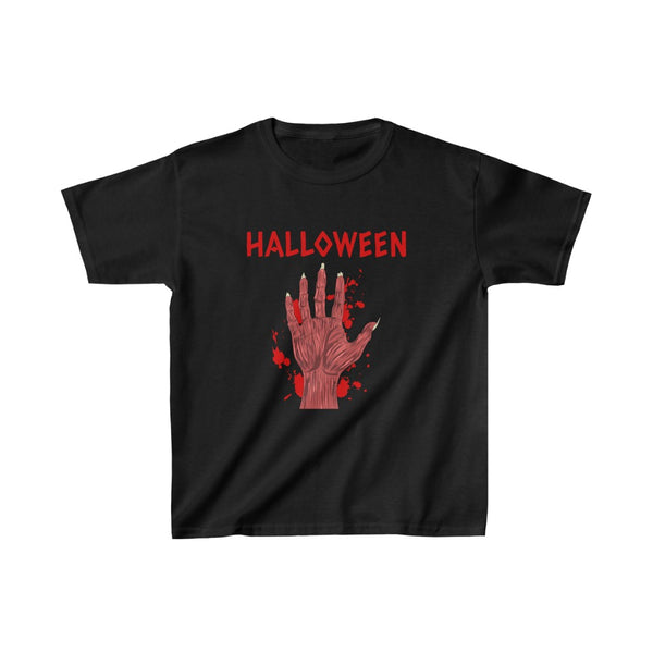 Bloody Hand Halloween Tshirts Boys Scary Zombie Halloween Shirts for Boys Halloween Shirt for Kids