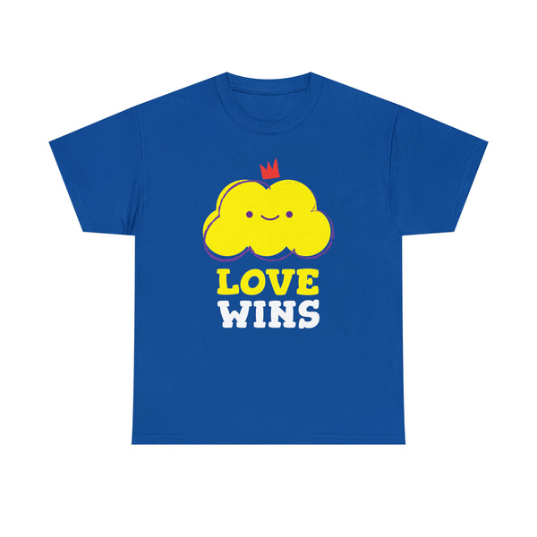 Love Wins LGBT Love Live Be Happy Love Print LGBT Equality Tshirts Shirts for Women Plus Size