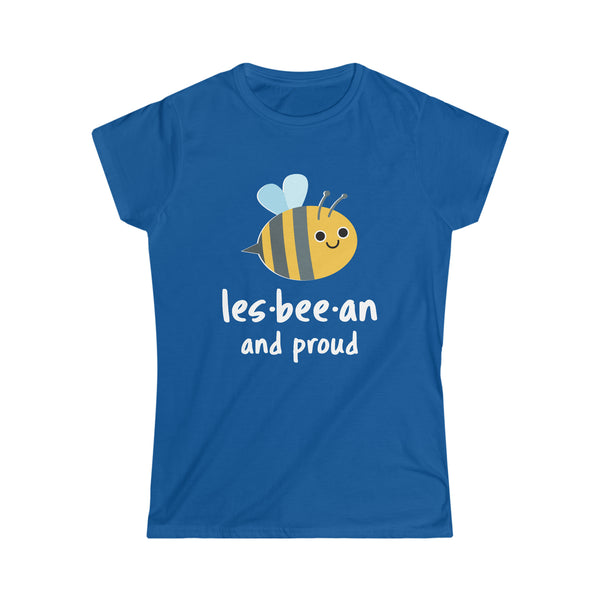 Lesbeean and Proud Bee Lesbian Shirt LGBT Equality Gay Pride Shirts for Women