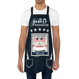 4th of July BBQ Aprons for Men & Women American Patriotic BBQ Apron Grilling Gifts for Men USA Chef Apron
