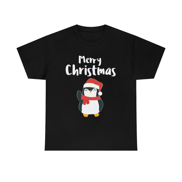 Santa Penguin Plus Size Christmas Shirts for Men Plus Size Funny Christmas T Shirts for Men Plus Size