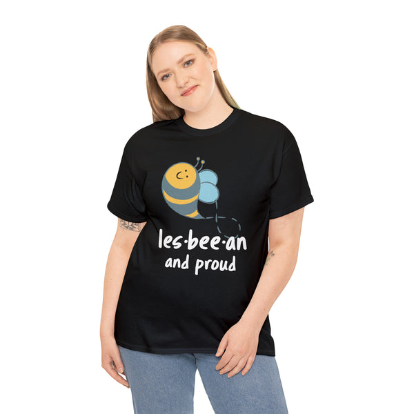 Lesbeean and Proud Bee Lesbian TShirt Womens Gay Pride LGBT Plus Size Tops for Women