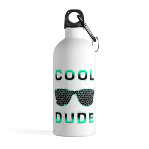 Perfect Dude Merchandise Stainless Steel Water Bottles Water Bottles + Carabiner & Key Chain Ring - 14 oz