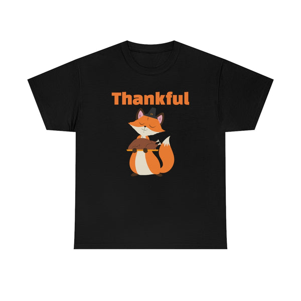 Funny Fox Big and Tall Thanksgiving Shirts for Men Plus Size Thankful Shirts for Men Plus Size Fall Shirt