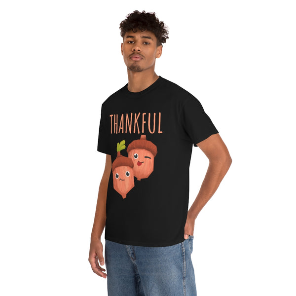 Mens Thanksgiving Shirt Acorns Shirt Plus Size Fall Shirts Funny Big and Tall Thanksgiving Shirts for Men