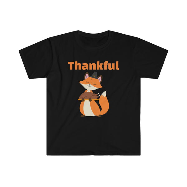 Funny Thanksgiving Shirt Thankful Shirts for Men Fall Shirt Thanksgiving Outfits for Men Cool Fox Shirt