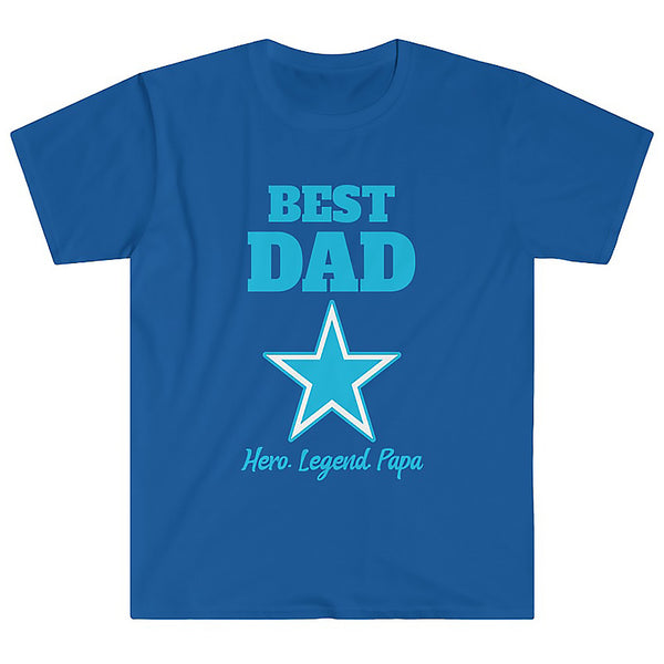 Best Dad Shirt Fathers Day Shirt Papa Shirt Star Best Dad Shirt Fathers Day Gifts