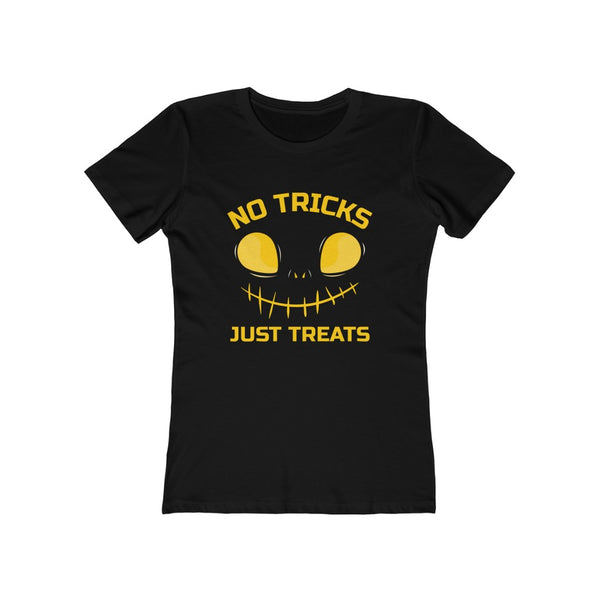 No Tricks Just Treats Halloween Shirts for Women Pumpkin Shirts for Women Cool Halloween Gift for Her