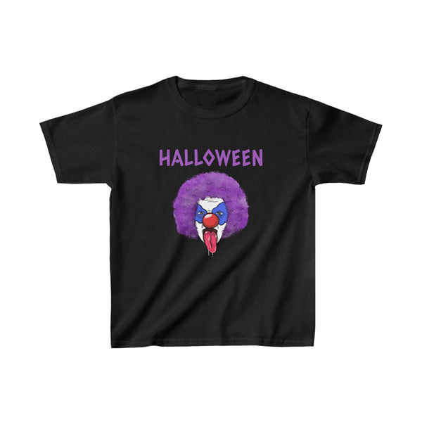 Crazy Purple Clown Halloween Tshirts Boys Halloween Tops Kids Halloween Clown Halloween Shirts for Boys