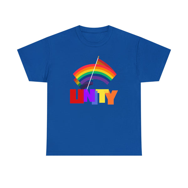 Unity LGBT Love Live Be Happy LGBT Flag Gay Pride Month Womens Plus Size Tops