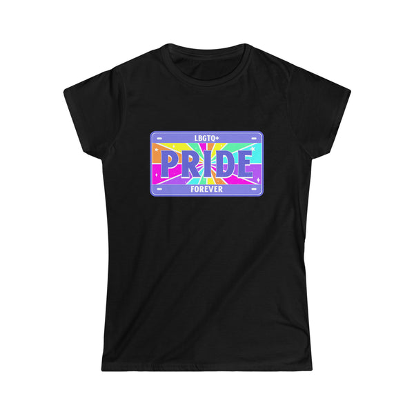 LGBTQ+ Forever LGBT Lesbian Gay Pride Month Transgender Womens Shirts