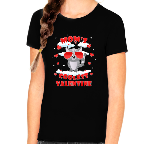 Funny Valentines Shirts for Kids Cute Girls Valentines Day Graphic T-Shirt Valentines Day Gifts for Girls