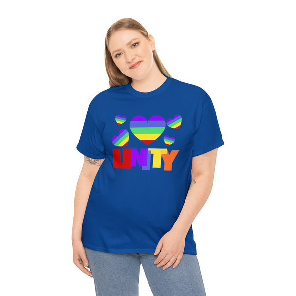 Unity LGBT Flag Gay Pride Month Rainbow Lesbian Transgender Plus Size Tops for Women