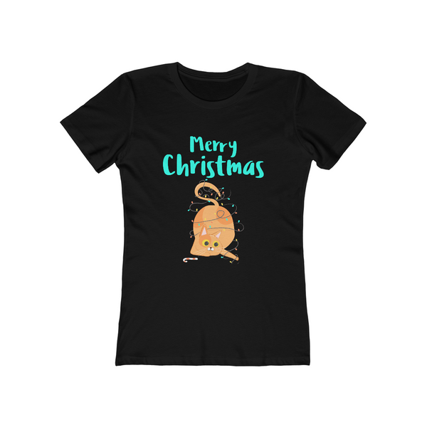 Funny Christmas Cat Christmas Pajamas for Women Funny Christmas Shirt Womens Christmas Shirt Christmas Gift