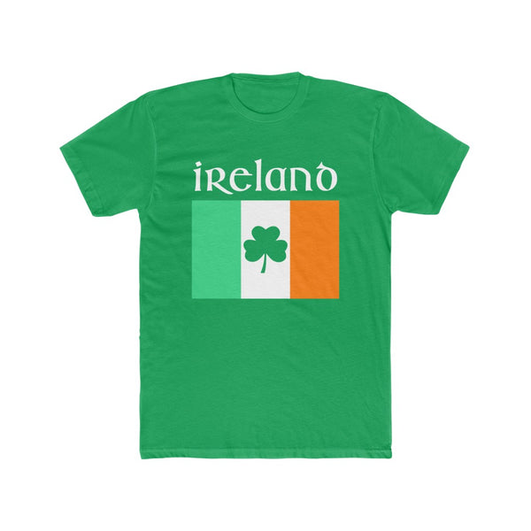 Mens St Patricks Day Shirt Ireland Flag Shirt Irish Saint Patricks Day Shirts Men Lucky Irish Shirt