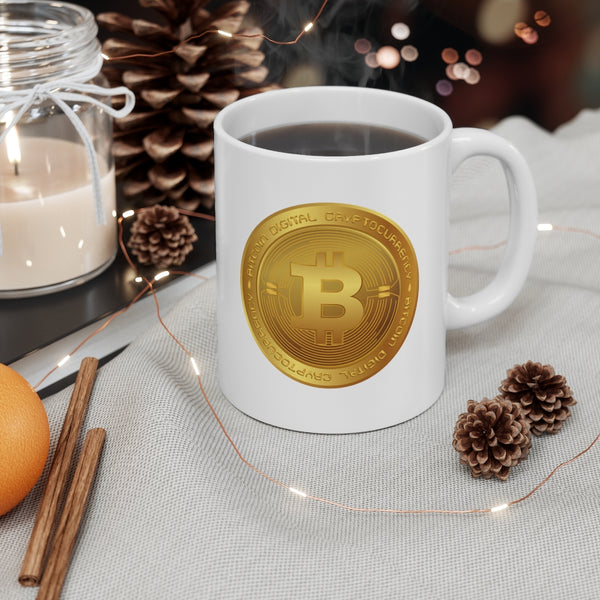 Bitcoin Coffee Mug Bitcoin Logo Crypto Coffee Mugs Cryptocurrency Bitcoin Gift BTC Bitcoin Merch